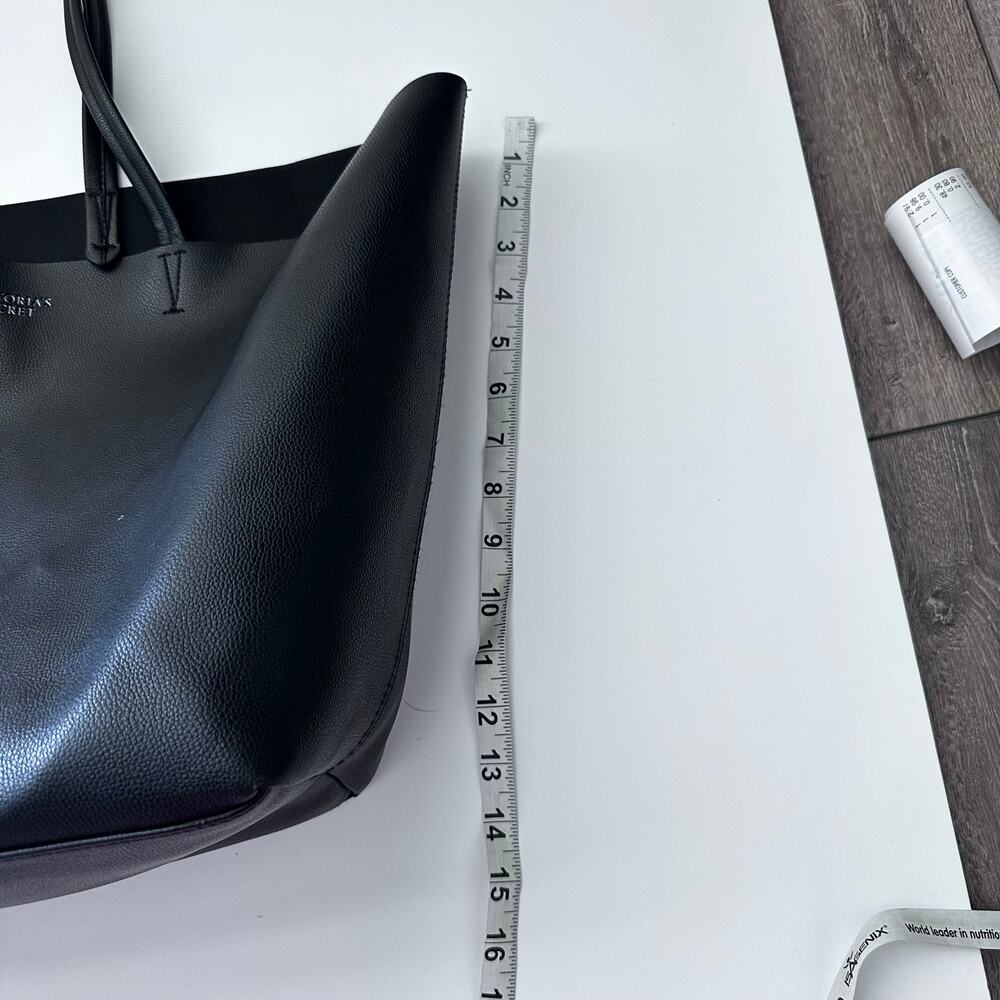 Victoria's Secret Large Faux Leather Tote Bag - Picture 5 of 11